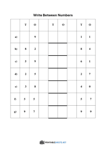 thumbnail of Write Between Numbers