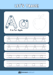 thumbnail of Trace and Write Uppercase and Lowercase A