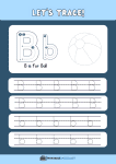 thumbnail of Trace and Write Uppercase and Lowercase B b