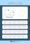 thumbnail of Trace and Write Uppercase and Lowercase C c