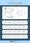 thumbnail of Trace and Write Uppercase and Lowercase F f