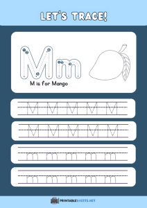 thumbnail of Trace and Write Uppercase and Lowercase M m