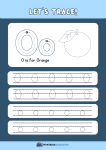 thumbnail of Trace and Write Uppercase and Lowercase O o