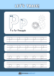 thumbnail of Trace and Write Uppercase and Lowercase P p