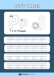 thumbnail of Trace and Write Uppercase and Lowercase P p