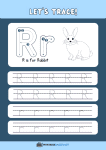 thumbnail of Trace and Write Uppercase and Lowercase R r